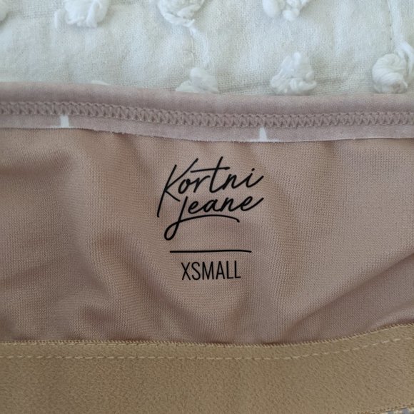 Kortni Jeane Squared Up Women's Swim Crop Top, XS - Picture 3 of 3